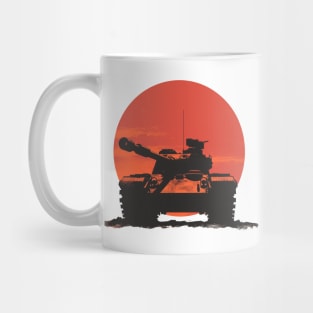 Main Battle Tank Sunset (Minimalist) (ww2) Mug